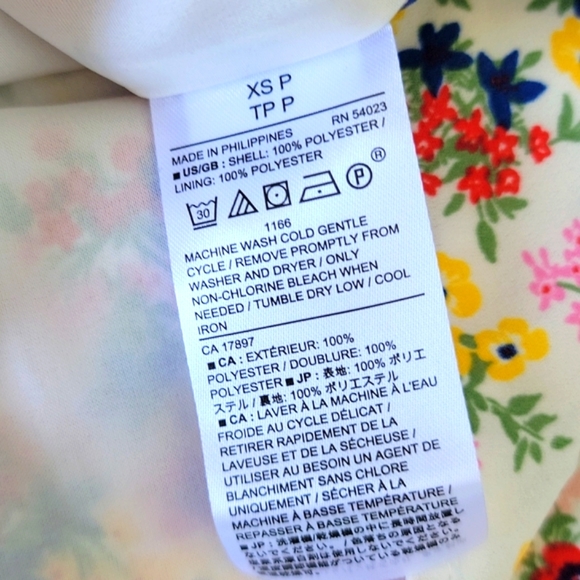 Banana Republic Floral Tank Top Size XS P - Picture 5 of 5